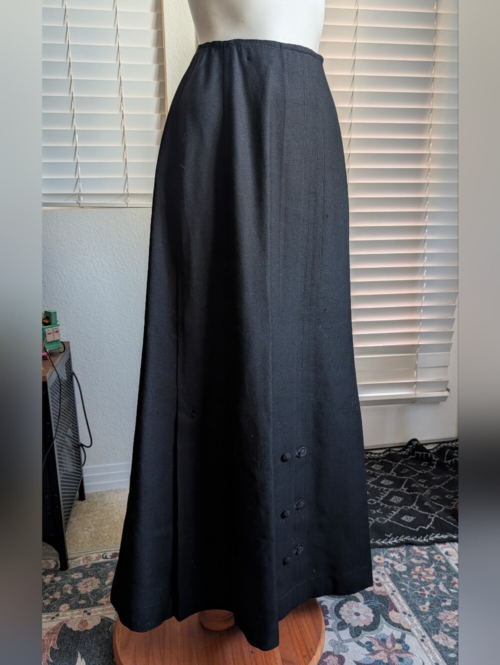 1910s Edwardian Wool Skirt